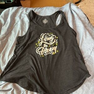 Secret Treasures Black Graphic Tank Top